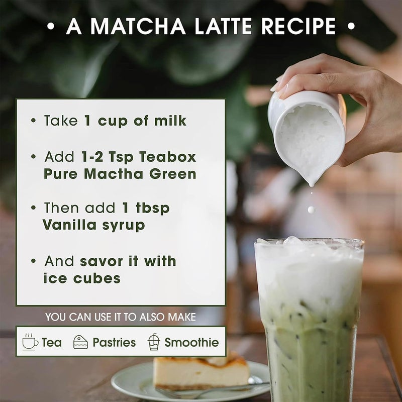 Teabox Pure Matcha Green Tea Powder 25g - Image 5
